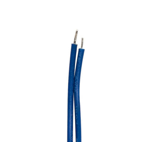 Close-up of blue wires from 12V DC Electric Lifting Magnet With 25N Holding Force, Compact 20 By 15 mm Electromagnet Solenoid.