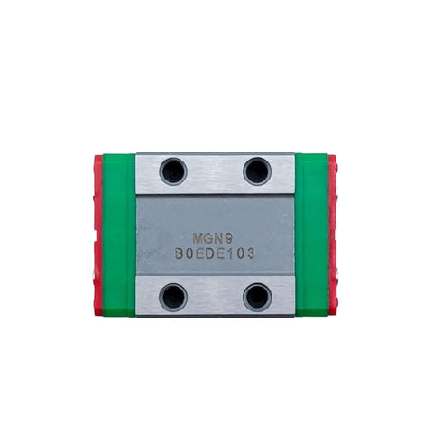 Super Smooth MGN9C Linear Guide Rail Kit With 150mm Pre Drilled Slide Slider Block For CNC Projects That Fly High Precision Setup Guaranteed. MGN9C block close-up