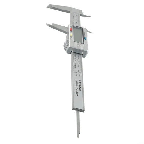 Micpointik Digital Caliper 6 Inch, 4-Way Measurement Tool with LCD readout, silver finish, measuring tool for precision tasks.