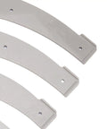 Top Drawer Router Radius Templates Corner Routing Jig Set Featuring Five Game Changing Sizes For Straight Up Precise Woodworking Shaping Arc Cutting And Zero Hassle Shape Trimming Projects, showing five radius templates.