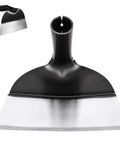 Heavy Duty Garden Hoe For Weeding With Steel Construction Sturdy Outdoor Hand Tool with black handle and steel blade