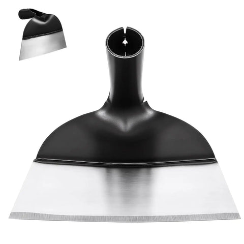 Heavy Duty Garden Hoe For Weeding With Steel Construction Sturdy Outdoor Hand Tool with black handle and steel blade