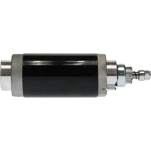 Starter Motor Replacement For Mercury Marine And Mariner Outboards Direct Fit With Easy Install; cylindrical design, metal finish