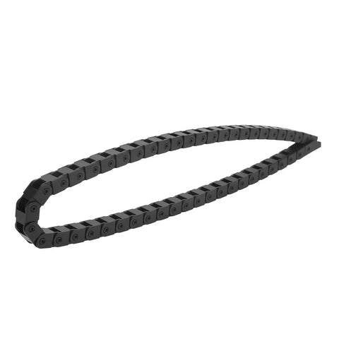 Reinforced Nylon PA66 Cable Drag Chain With End Connectors, 10x10mm, 1m Length, Low Noise Wire Carrier for CNC machines