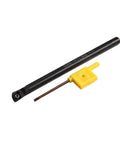 S08K-SCLCR06 boring bar with yellow T8 wrench from SCLCR06 Turning Tool Holder Kit With CCMT060204 HM Inserts