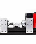 Compact Mini Benchtop Lathe 20000Rpm Smooth Cutting Power Tool featuring a 3 Jaw Chuck and tailstock for precise cuts.