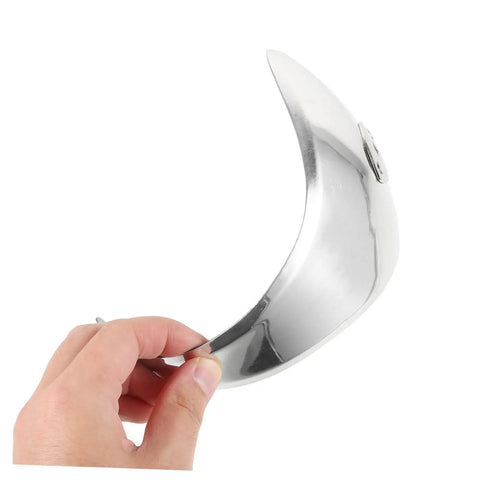 Silver curved Pro Grade Fencing Hand Guards For Practice And Competition Replacement Parts Easy Install Protective Gear