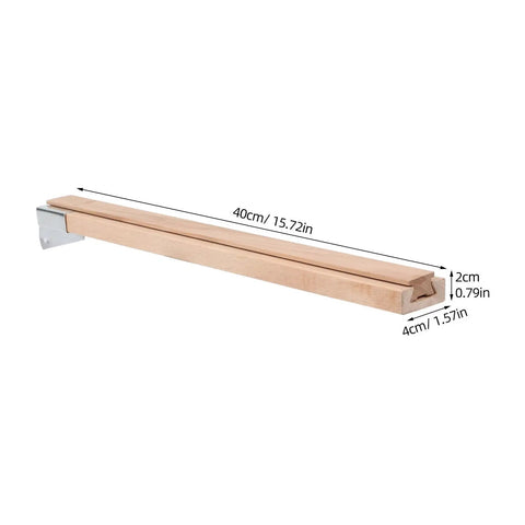 Two Pack Wooden Drawer Slides With Center Mount Bottom Track For Dresser Repair And Furniture Assembly Kicking Ass With Ez Glide Movement And Boss Grade Reinforced Tracks For Quick And Dirty Upgrades 40cm wooden slide with metal mount.