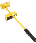 Aolidsive Heavy Duty Furniture Lifter Tool Set With Non Slip Roller Sliders, yellow lifting tool with black roller for moving furniture.