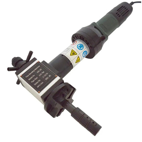 Hella Rugged 220V Electric Pipe Beveling Machine Auto Alignment for 1 to 3 Inch Steel Pipes, showing the compact tool design.