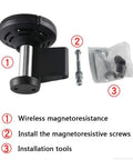 Indoor Bike Trainer Stand For 20 To 22 Inch Wheel Size Mountain And Road Bikes, parts and installation tools.