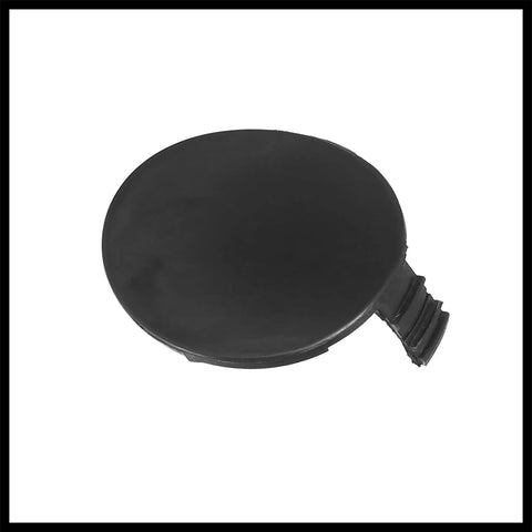 Black Front Right Bumper Tow Hook Towing Eye Cover Cap Replacement 52127-52909 For Toyota Yaris 2006 To 2008 Durable Material