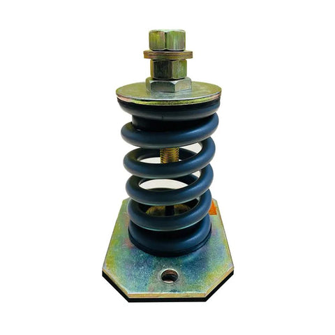 Top Shelf Open Spring Mount Isolator Kit With A Rock Solid 881 Lbs Load Capacity And Snug 1 Inch Deflection Grey Vibe Damping Hardware for heavy-duty industrial use.