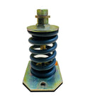 No Shake Heavy Duty Open Spring Vibration Isolators With Thick 6mm Rubber Pads 880 Lbs Load Rating and One Inch Deflection for Smooth Workshop Mounting.