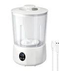No Fuss Portable Washing Machine With Three Slick Wash Levels For Apartments And Dorms, compact size, USB powered, transparent container.