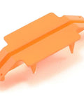 RC Extra 300 Landing Gear Plates Upgrade Kit For ParkZone PKZ5123 Model in orange, durable plastic design, side angle view