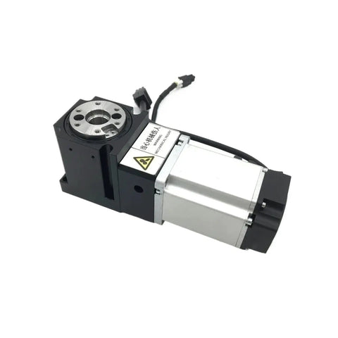 Heavy Duty Circular Locator Hollow Rotary Table Reducer With Integrated Electric Indexing Platform for precise CNC applications.
