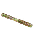 M8x80mm double end threaded self tapping wood screw bolt stud hanger bolt, iron bronze tone heavy duty timber fastener