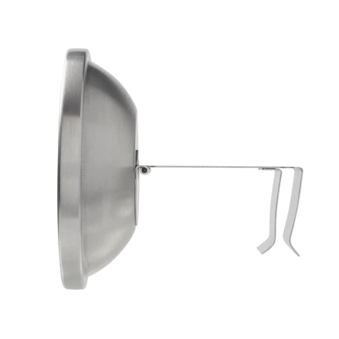 Side view of Dial Oven Thermometer With Rotating Clip And Stand For Precise 100F To 600F Temperature Readings In Your Oven