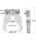 Heavy Duty 304 Stainless Steel Auto Changer Clamps For Cnc Router Tool Holders, measuring 100mm for secure tool holding.