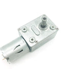 BRINGSMART JGY-370 12V DC worm gear motor with metal gearbox and vertical output shaft