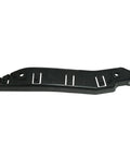 Left Side Front Bumper Bracket Retainer Support For Tesla Model Y 2020 To 2023, durable black plastic mount with bolt holes.