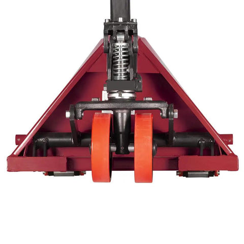 Real Deal Heavy Duty Manual Pallet Jack With Rock Solid Steel Build And Massive 5500 Lb Capacity Designed For No Sweat Hauling And Daily Warehouse Moving Jobs