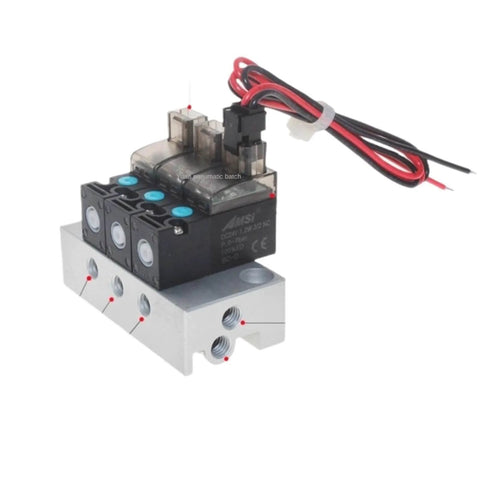 10Mm Mini Solenoid Valve Two And Three Way Vacuum Pneumatic Flow Control Pilot DC 24V 12V 6V Compact Inline Valve front view