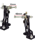 Pair Of Front And Rear V Brake Caliper Set For Mountain Bikes Long Arm 110 Mm Arms 70 Mm Pads Aluminum Alloy Rim Brakes With Adjustable Spring Tension Lightweight Stopping Power Includes Hardware 2 Year Warranty