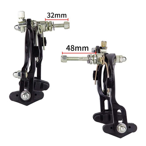 Pair Of Front And Rear V Brake Caliper Set For Mountain Bikes Long Arm 110 Mm Arms 70 Mm Pads Aluminum Alloy Rim Brakes With Adjustable Spring Tension Lightweight Stopping Power Includes Hardware 2 Year Warranty