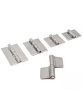 Stainless Steel Weldable Door Hinge Without Holes For Cabinets And Drawers, Heavy Duty Chest Of Drawers Hardware Accessory, 1 Piece, Color T
