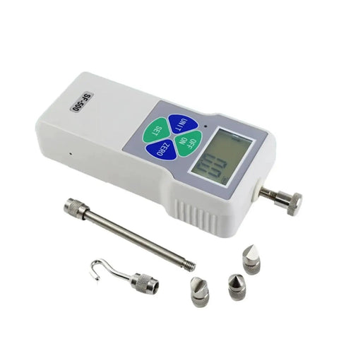 Digital Push-Pull Force Gauge Dynamometer Portable Tester 100N 200N 300N 500N, handheld with probes