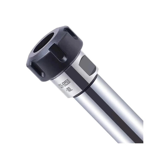 Heavy Duty ER Extension Rod For CNC Milling With Powerful Clamping Force And Precision Runout Control Perfect For C25 Collet Chucks In 100L To 150L Sizes, showing the clamp end.