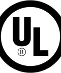 UL certification logo representing safety for Heavy Duty 12 Feet TV Power Cord Featuring 2 Prong C7 Design.