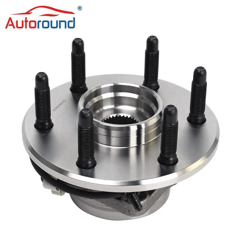 Front Wheel Hub Bearing Assembly Kit 6 Lug 4WD AWD Drop In For 1999 To 2007 GM Trucks And SUVs Including Chevy Tahoe Silverado