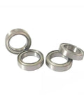 6710ZZ Ball Bearings 50x62x6mm Double Metal Cover Deep Groove Bearing Set, 4 Pcs for machinery and DIY projects, smooth spin