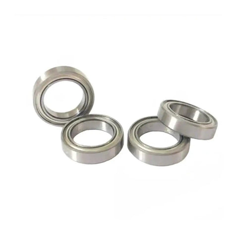 6710ZZ Ball Bearings 50x62x6mm Double Metal Cover Deep Groove Bearing Set, 4 Pcs for machinery and DIY projects, smooth spin