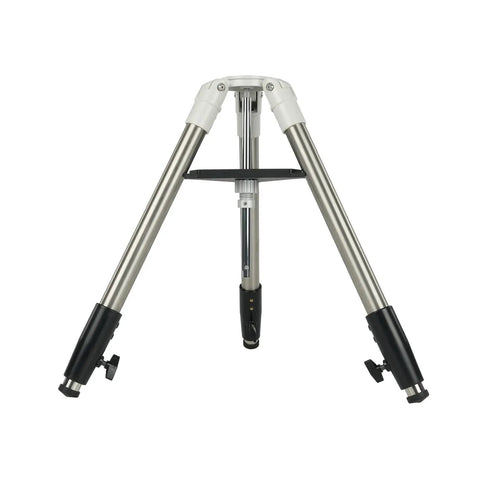 Extendable Aluminum Telescope Tripod For SV225T Alt Azimuth Mounts, shown in adjustable leg position for stargazing