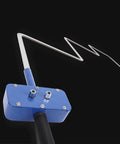 Asixxsix Wall Electric Wire Puller With Drill Adapter And 15 Meter Cable Automatic Pipe Threading, close-up view of handle.
