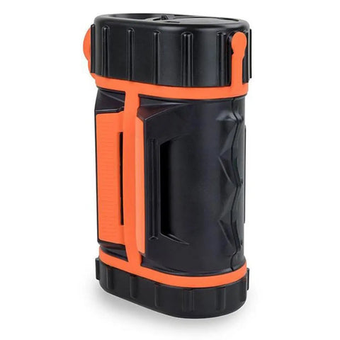 PowerTank Lithium Pro Telescope Battery Portable Go-To 12V Power Supply with 158.74Wh 17 Hour Run Time, black and orange casing
