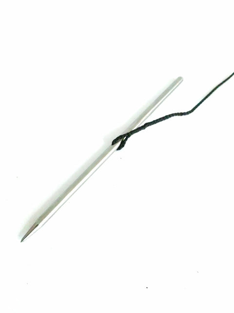 Beefy Heavy Duty Fish Stringer For Spearfishing And Kayak Fishing, 25cm Needle, 8mm Diameter, 130cm Dynema 3mm Thread, Saltwater Ready