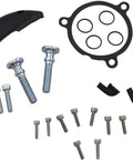 602-006 Replacement Hardware Kit Chrome Finish for Inverted Method Clear Tear Motorcycle Components with Bolts and Gaskets