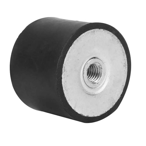4 Pack Anti Vibration Bobbin Isolators For Automotive Heavy Machinery And Fitness Equipment Rubber Damper Absorbers NR SBR NBR CR EPDM SIL PU Materials DD40x30 M10 Mounting Options, black rubber M10 isolator