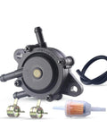 Fuel Pump 808492 808656 For Kohler 17HP 25HP Engines with fittings and hose, compatible with Briggs Stratton Honda Predator