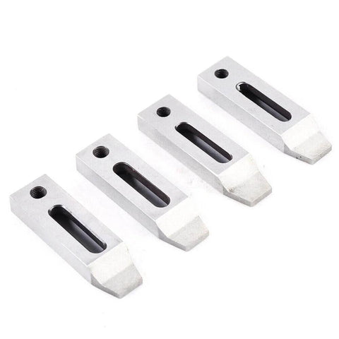 Set Of 4 Magnetic Jig Clamps For Wire EDM Fixture Boards In Stainless Steel With M8 By 1.25 Screws, Adjustable Leveling