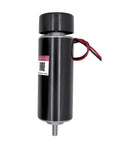 Built Tough 500W Air Cooled Spindle Motor For CNC Router With ER11 Chuck and 48V DC Power, shown from side view.
