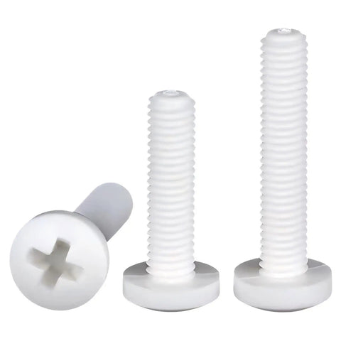 Heavy Gauge PP Plastic Screw Assortment Kit With M3 M4 M5 Metric Phillips Pan Fasteners hex nuts washers 470 piece screws and bolts