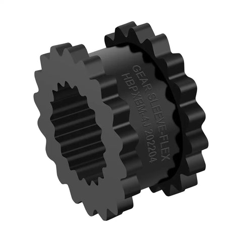 4J Coupling Insert EPDM Rubber Spider 4JE Compatible Solid Design For Jaw Couplings, black EPDM insert