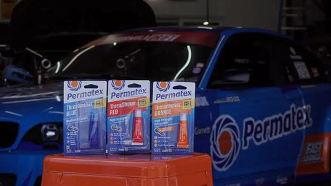 High Strength Removable Orange Thread Locker Gel For Bolts And Threads 5 G No Heat Release Drip Free next to race car