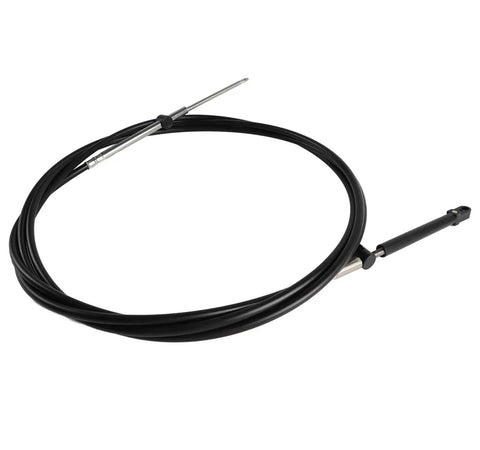 13ft Boat Throttle And Shift Cables Set For Mercury MerCruiser Outboard Remote Control 600A Gen I Replacement CC17913, coiled view